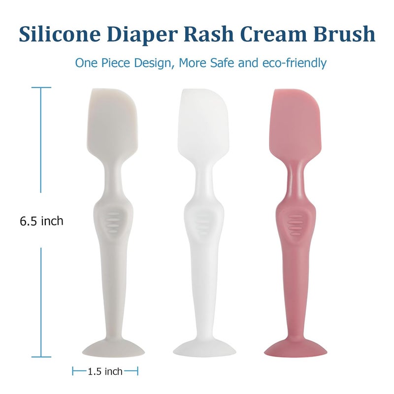 seeway Diaper Creams Spatula Applicator - Perfect for Baby Butt Paste Diaper Rash Brush and Cream Spatula for Easy Application - Baby Diaper Spatula Suitable for Aquaphor, Desitin - Image 4